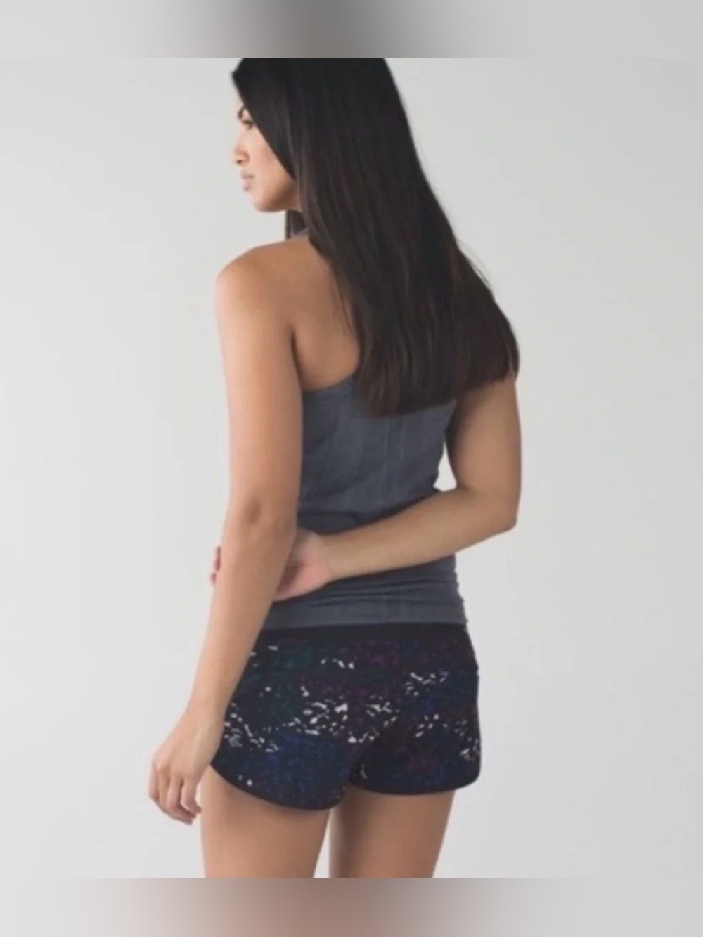 Lululemon Free Flow Short Shadow Wrap Multi / Black Z - Picture 5 of 7